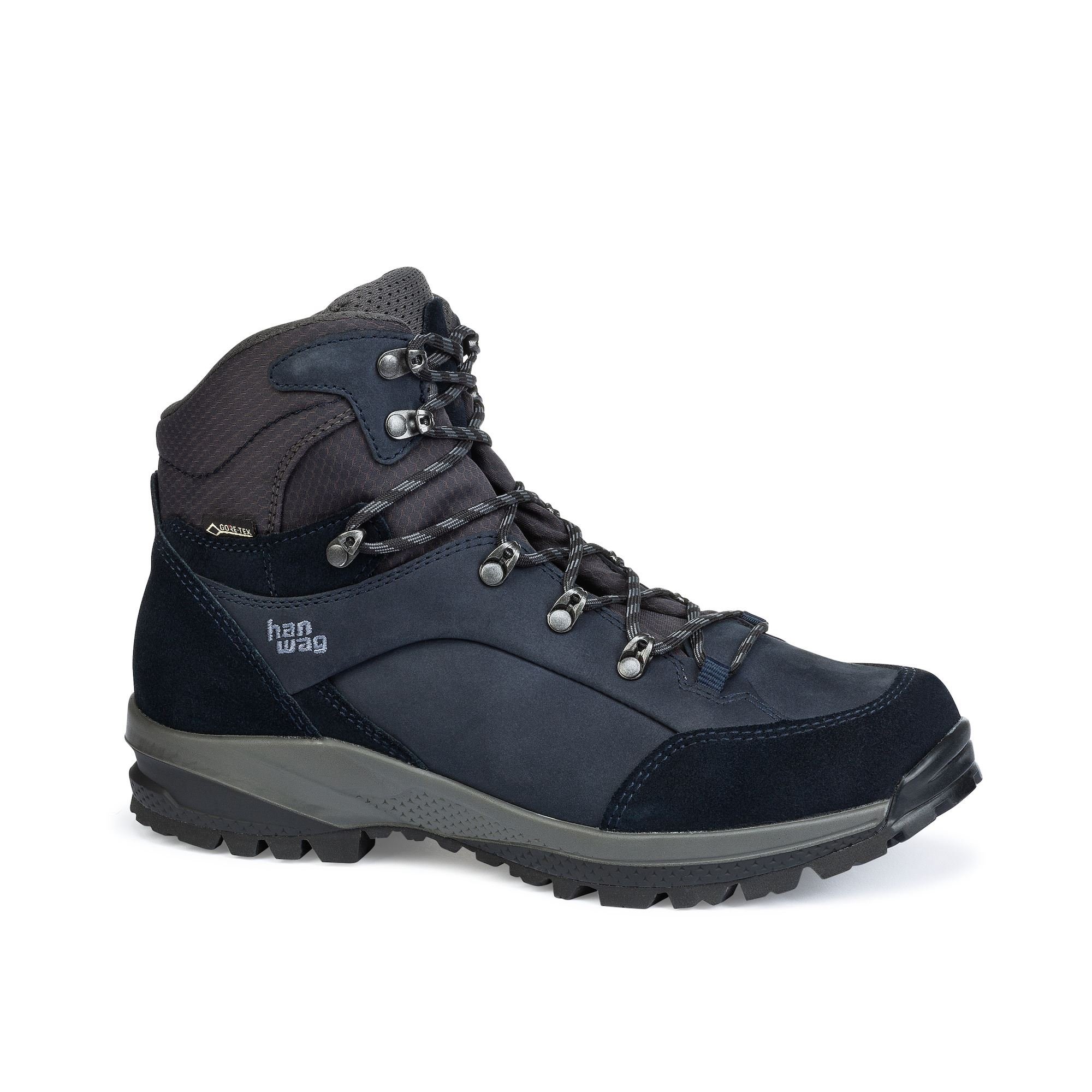 Hanwag Women's Banks SF Extra GTX Hiking Boots Navy/Deep Grey MKYVO5386